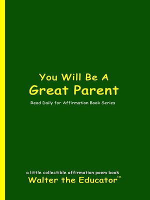 cover image of You Will Be a Great Parent